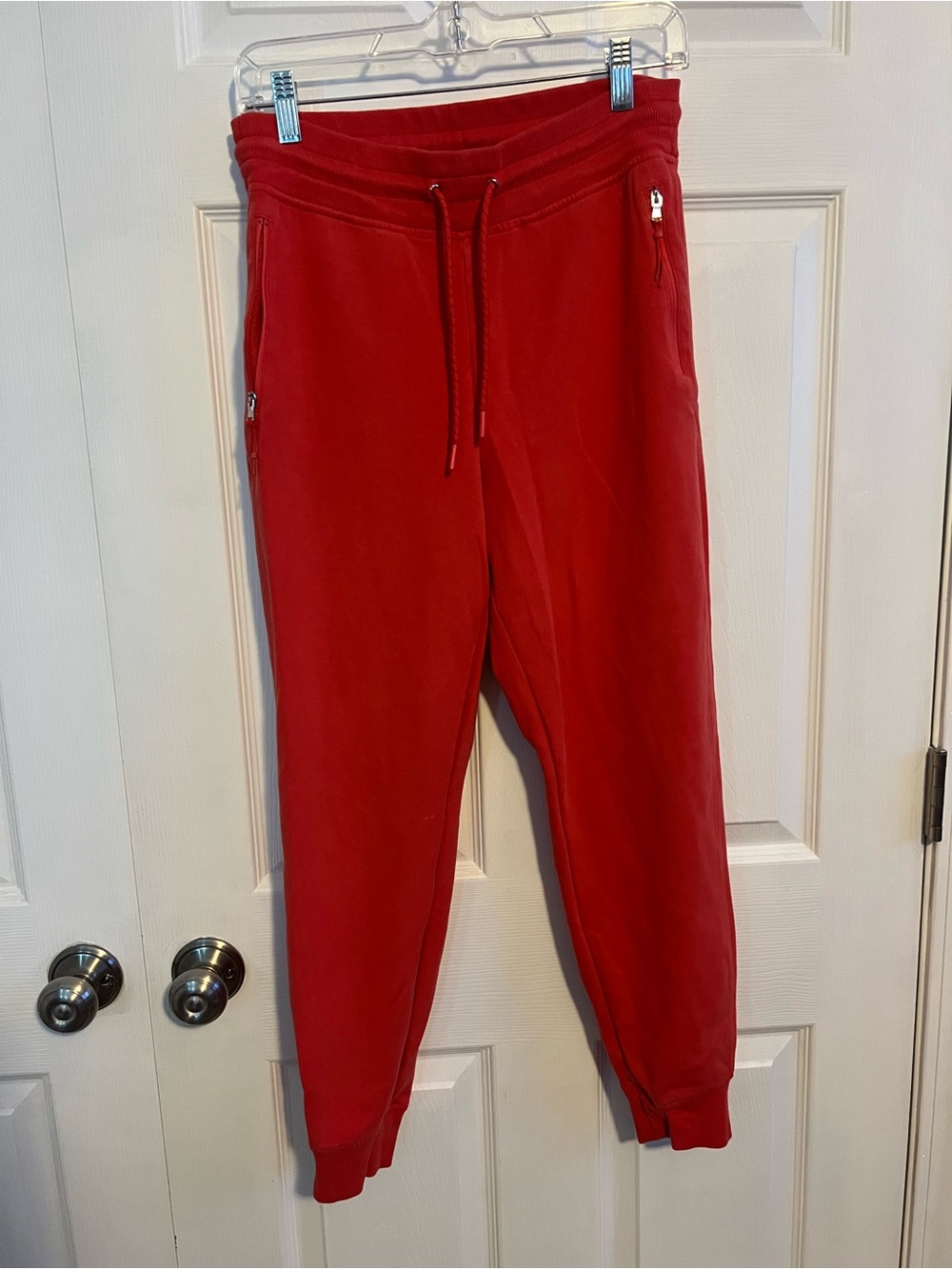 Old Navy Women’s Red Jogger Pants - Comfortable Drawstring Waist